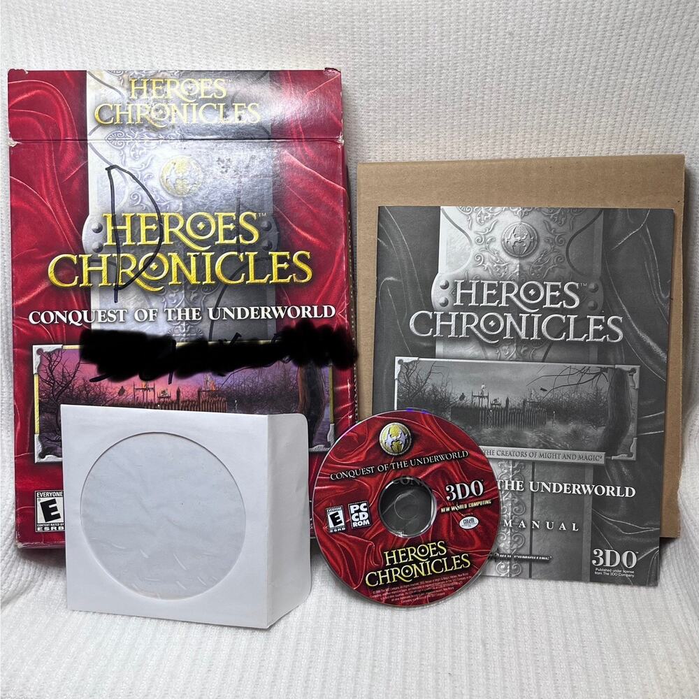 Heroes Chronicles: Conquest of the Underworld, 2000, Big Box, Good Used Cond